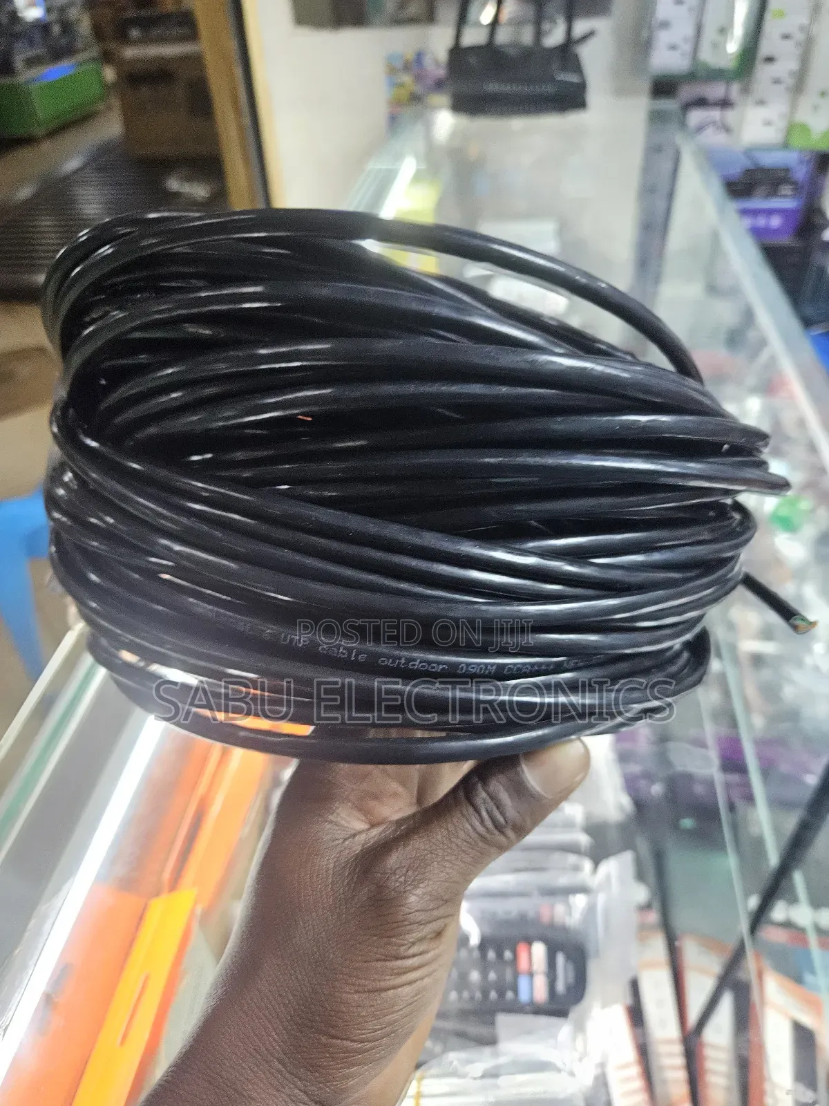 Outdoor Ethernet Lan Cable Heavyduty Cat6 (1,500/= Per Meter