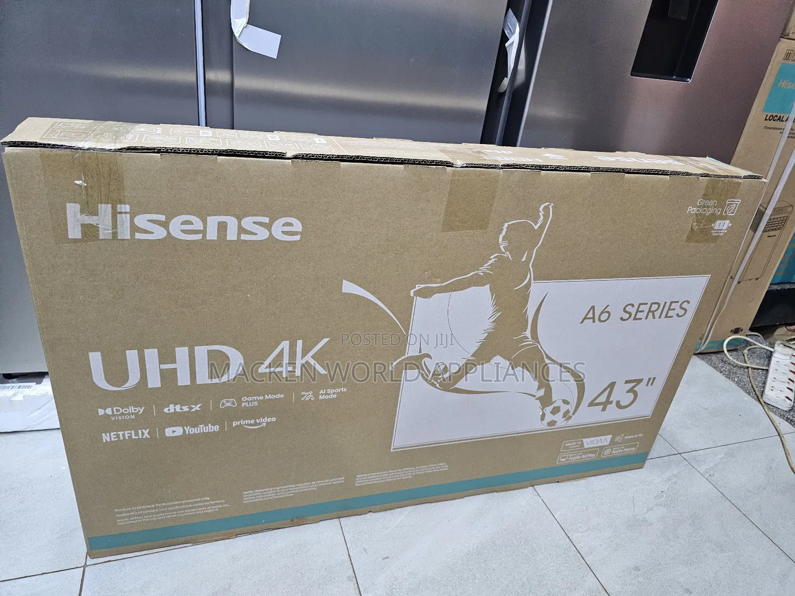 Hisense 43 Smart Uhd Tv A6 Series.