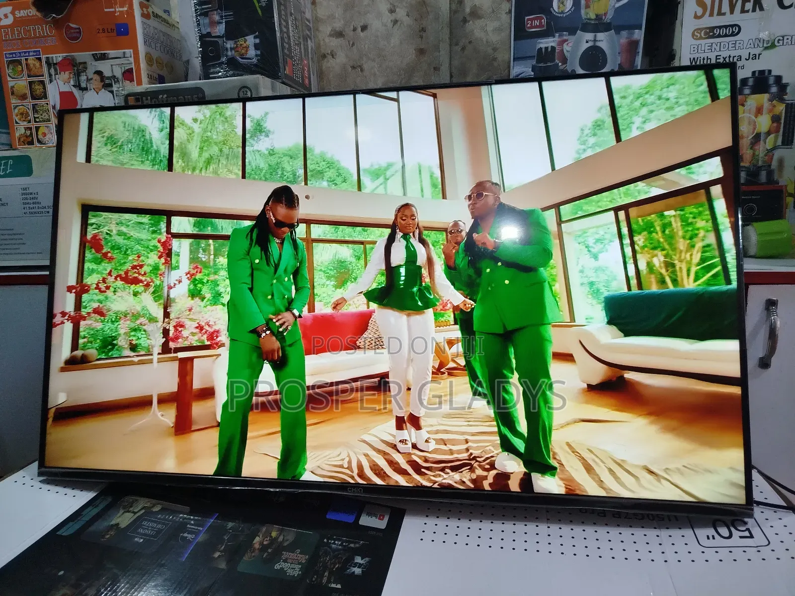 50 Inches Led Chiq Smart Android Digital Flat Screen.