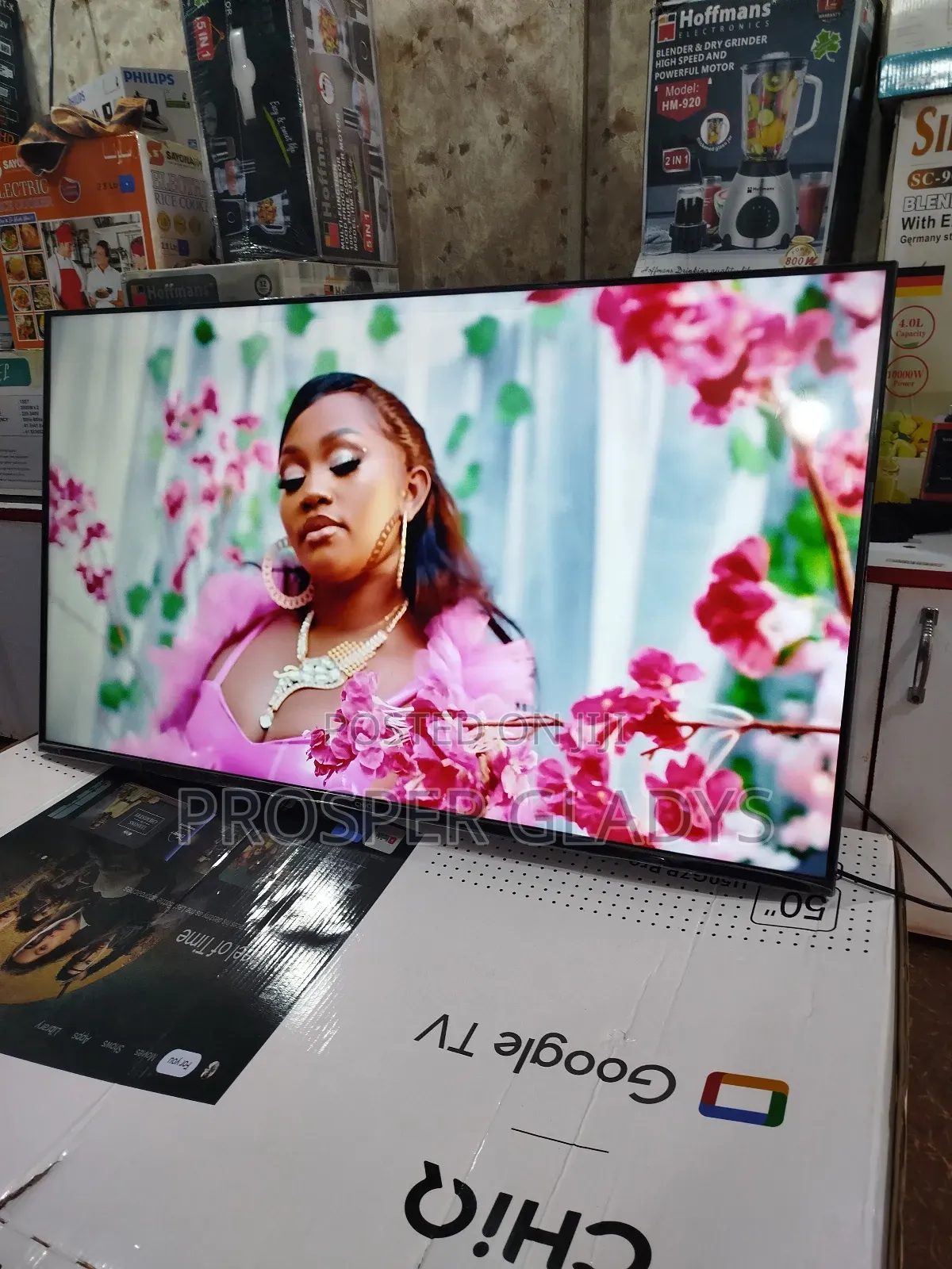 50 Inches Led Chiq Smart Android Digital Flat Screen.