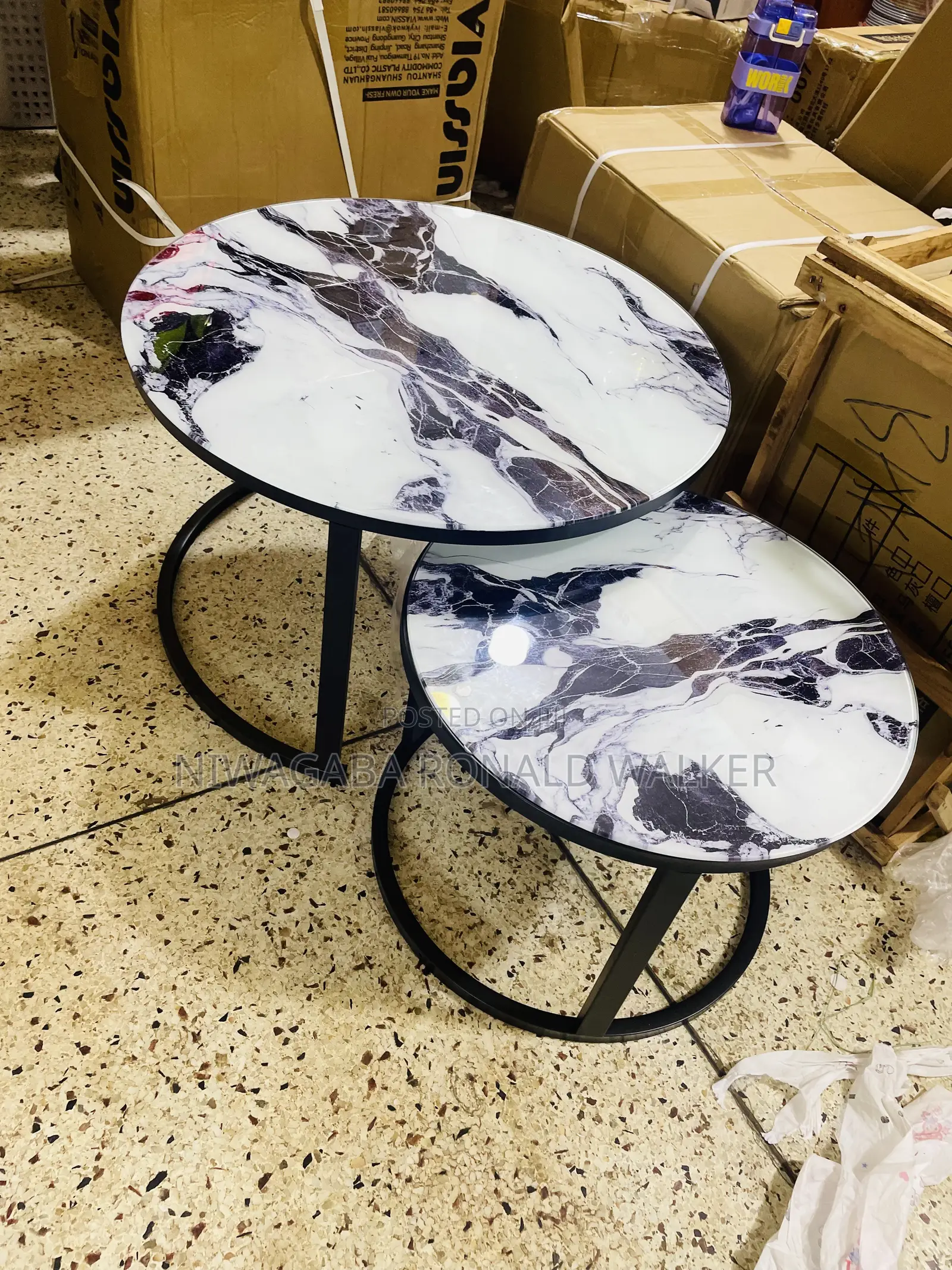 2pc Nested Coffee Tables for Living Room,Suitable for Balcon