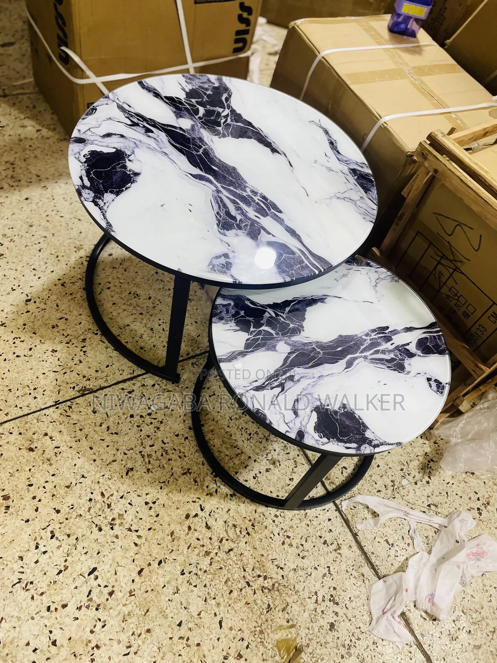 2pc Nested Coffee Tables for Living Room,Suitable for Balcon