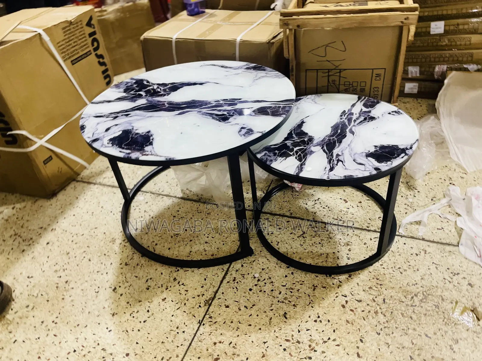 2pc Nested Coffee Tables for Living Room,Suitable for Balcon