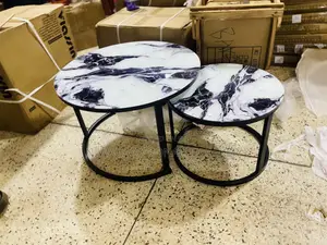 2pc Nested Coffee Tables for Living Room,Suitable for Balcon