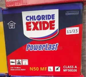 N50 Mf Chloride Exide Car Battery