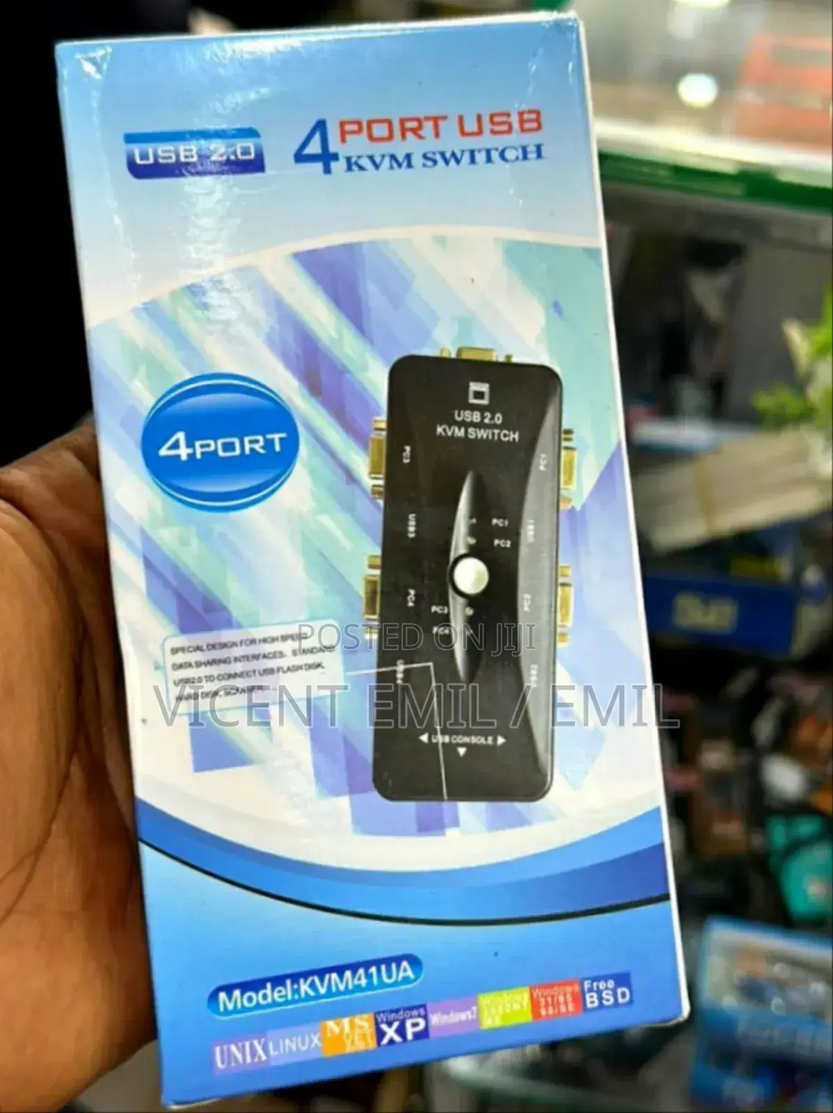 Vga Kvm 4port Switch