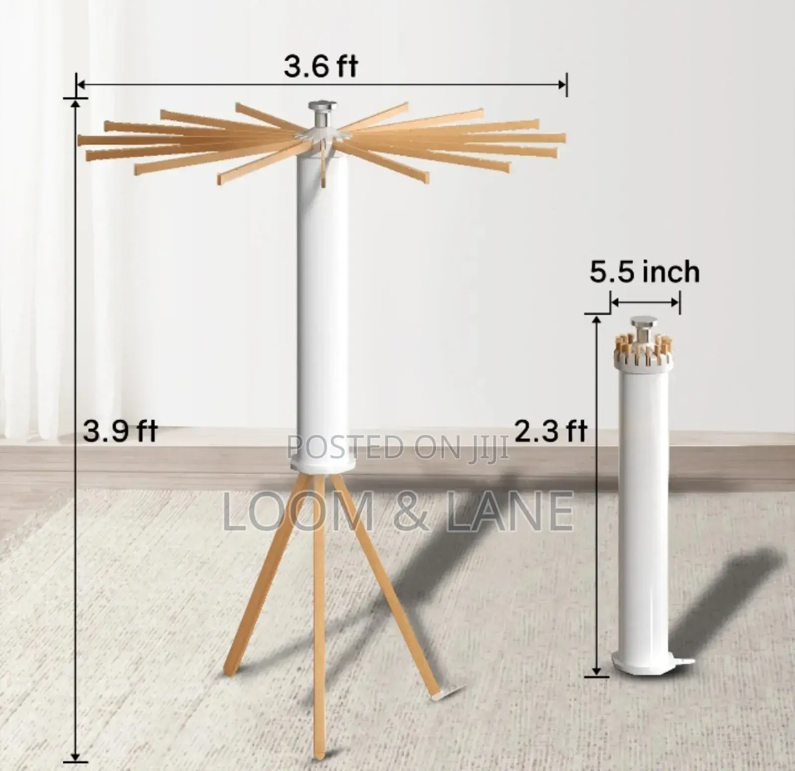 Foldable Wooden Metal Collapse Clothes Drying Laundry Racks