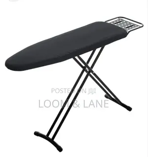 Heat Resistant Fabric Ironing Board With Iron Rest