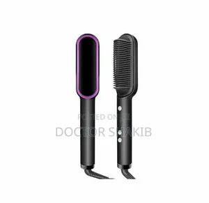 High Quality 2-in-1 Electric Hair Straightener, Comb