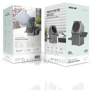 Green Lion Power Trio 3 in 1 Wireless 15w Fast Charger
