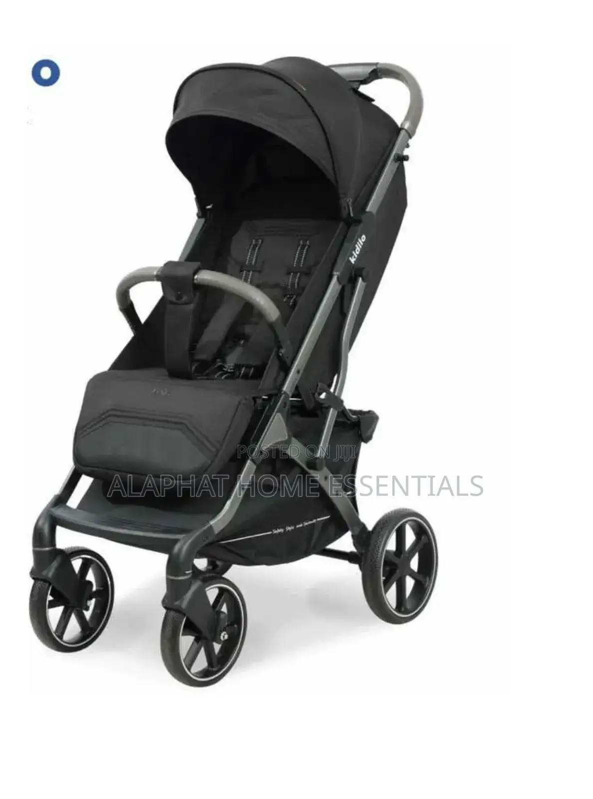 Kidilo Black Lightweight Baby Stroller.
