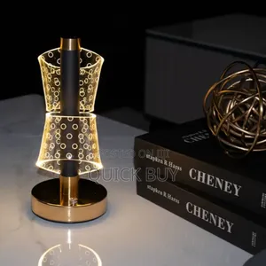 Nordic Simple Minimalist Rechargeable Golden Lamp