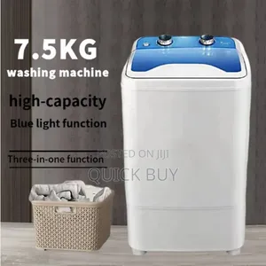 7.5kg High-Capacity, Three-in-One Portable Washing Machine
