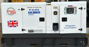 Generator 62.5kva ,380v Royalty Japan