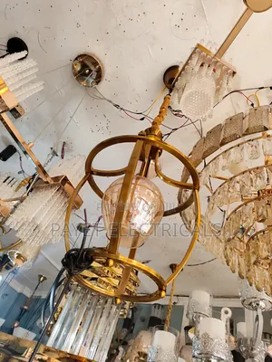 Goldish Pendant Lamp Holder