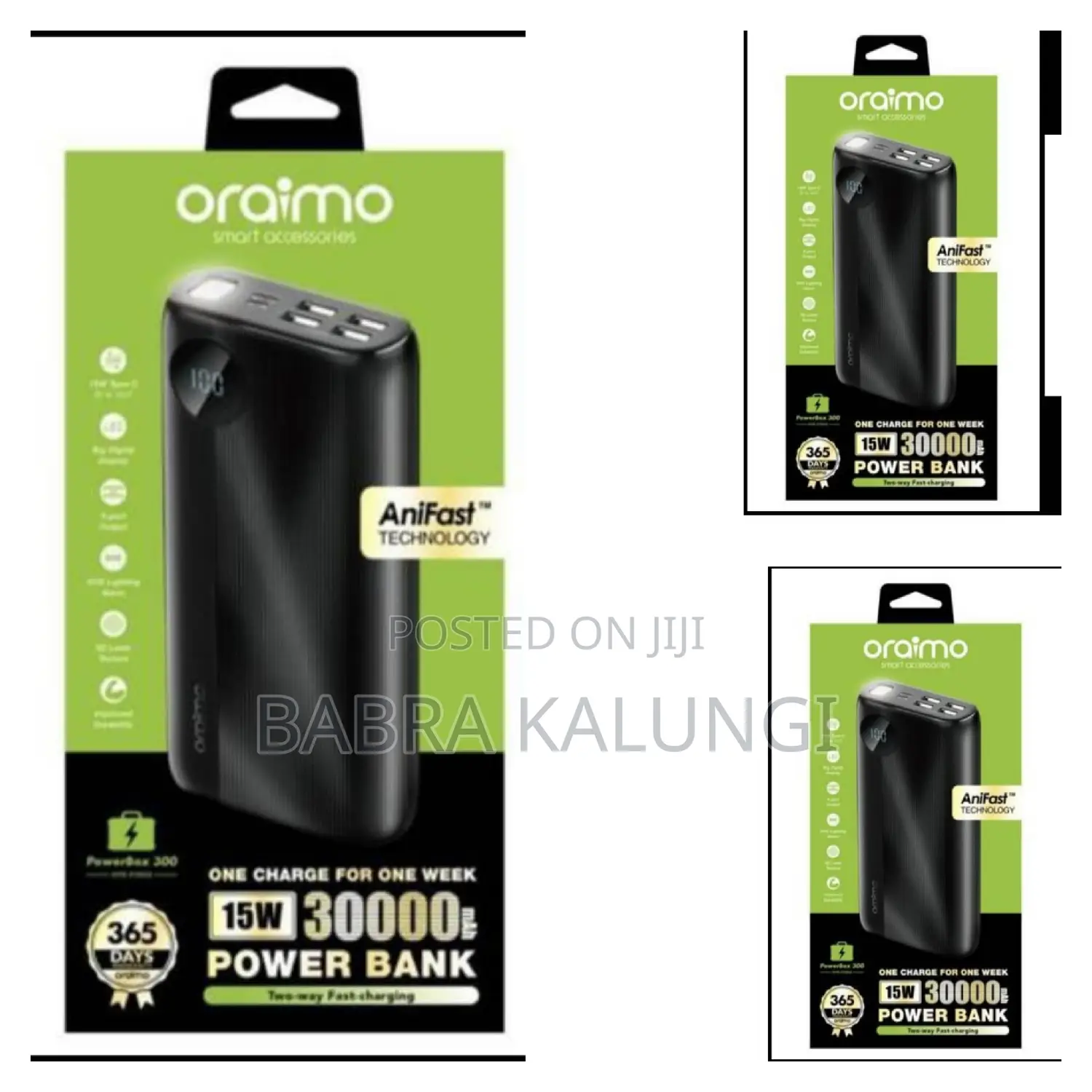 Oraimo Fast-Charging 30,000mah