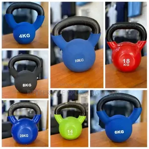 Kettlebells Metallic With Rubber Coating