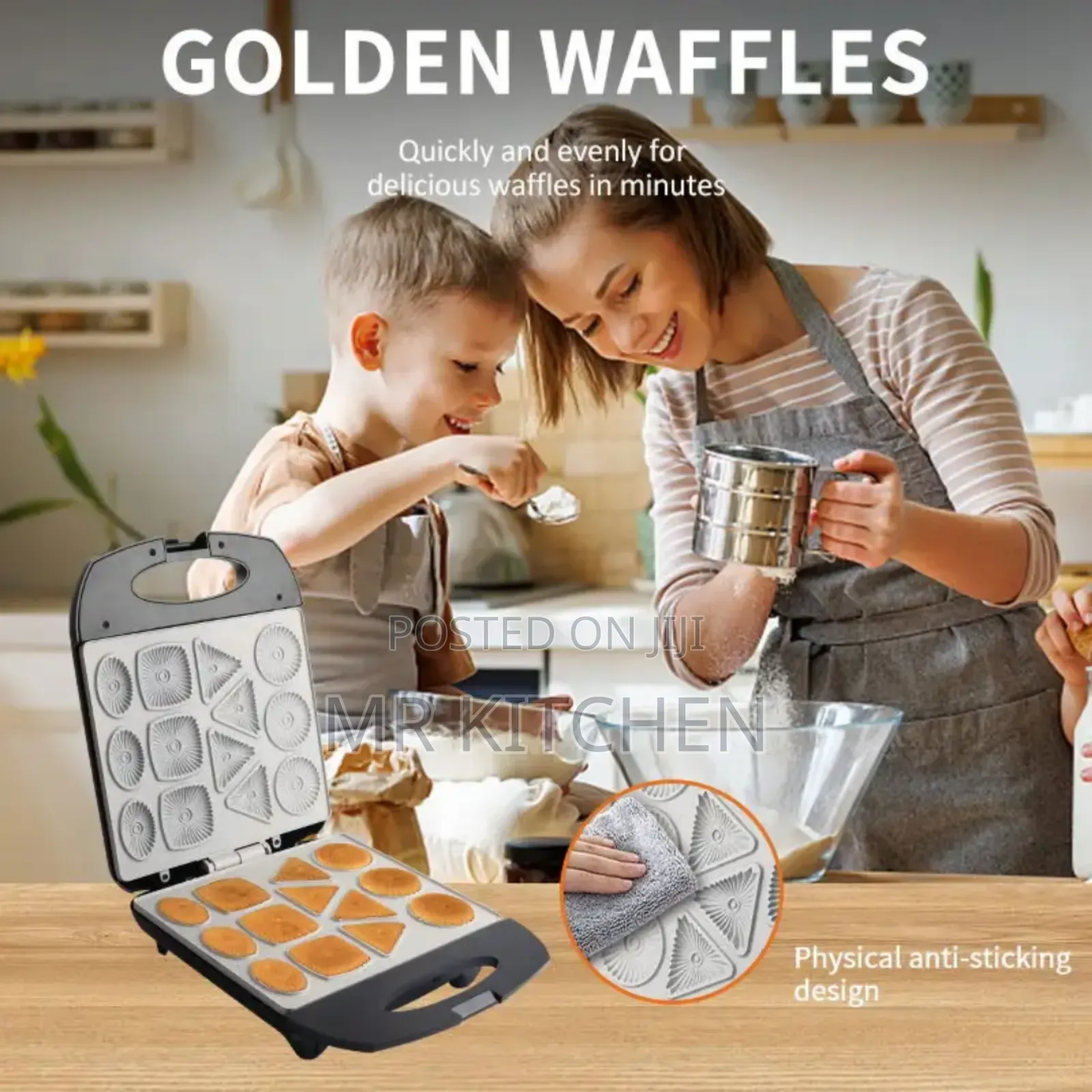 Doughnut Biscuit Breakfast Waffle Maker