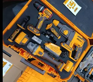 Ingco 3in 1 Cordless Tools Kit Grinder,Drill,Rotary Hammer