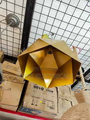Modern Goldish Pendant Lamp Holder