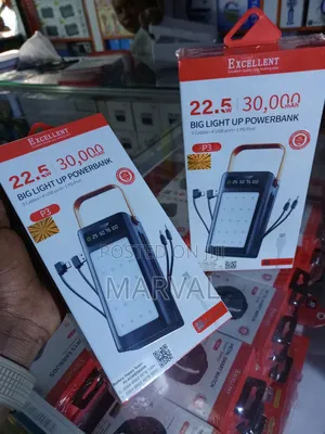 30000 Mah Big Light Up Excellent Power Bank
