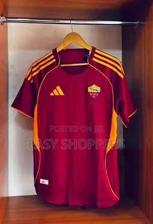 As Roma 2025/26 Home Jersey Players Version