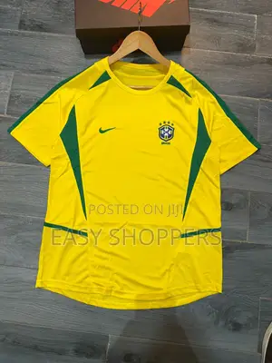 Brazil Vintage 2002/03 World Cup Home Soccer Jersey