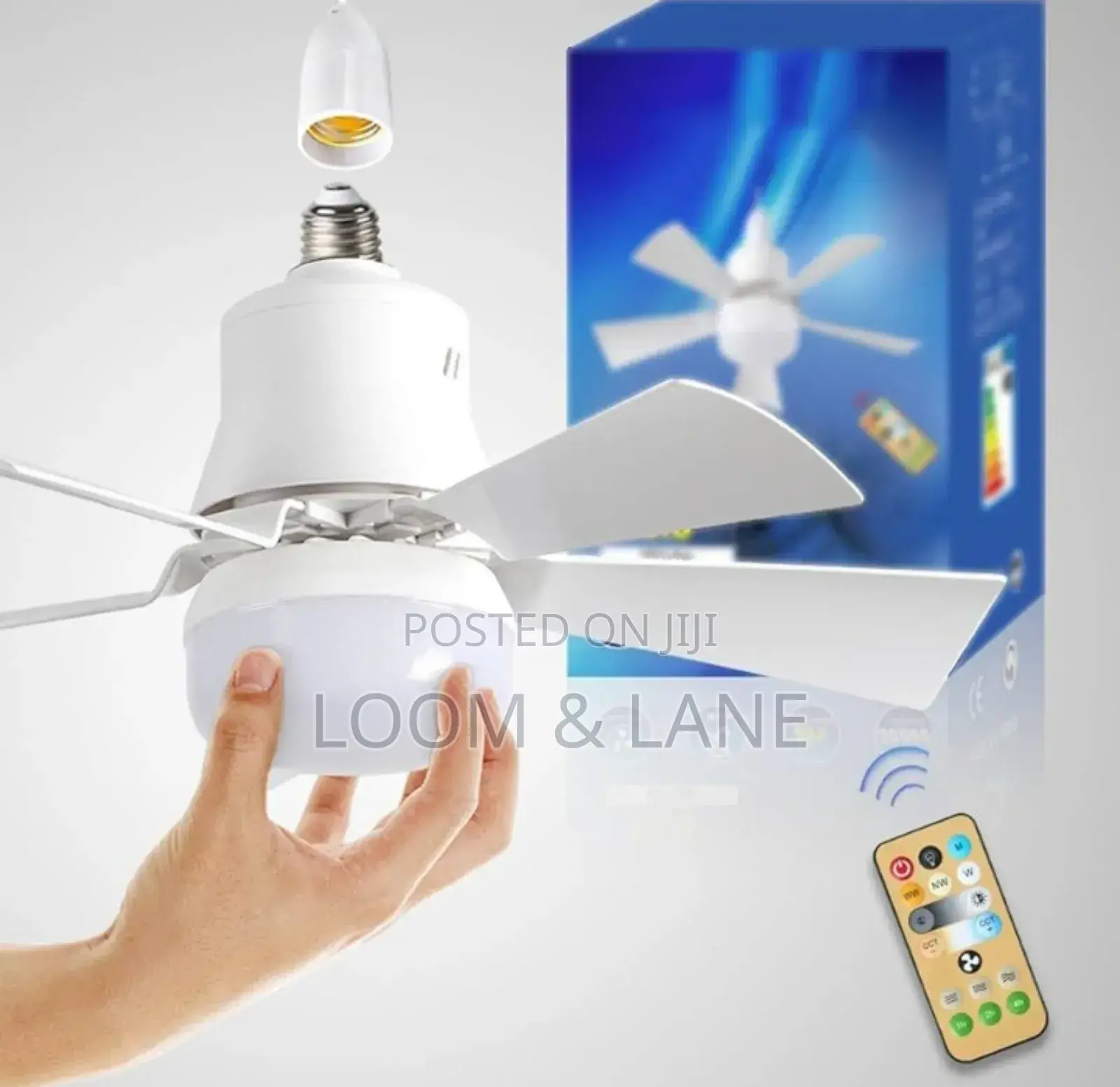 Electric Bulb With Fan and Remote