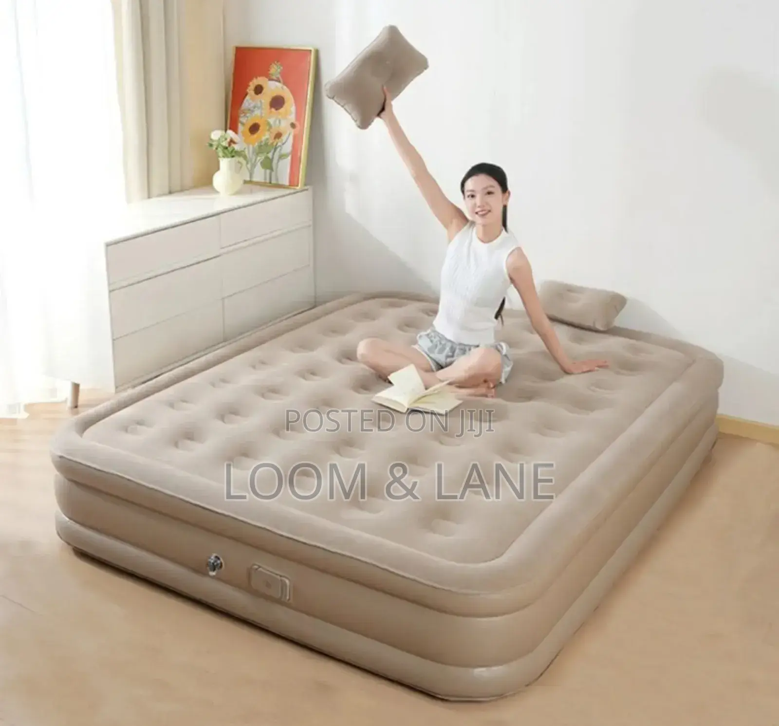 Self Inflated Big Size Air Mattress Bed