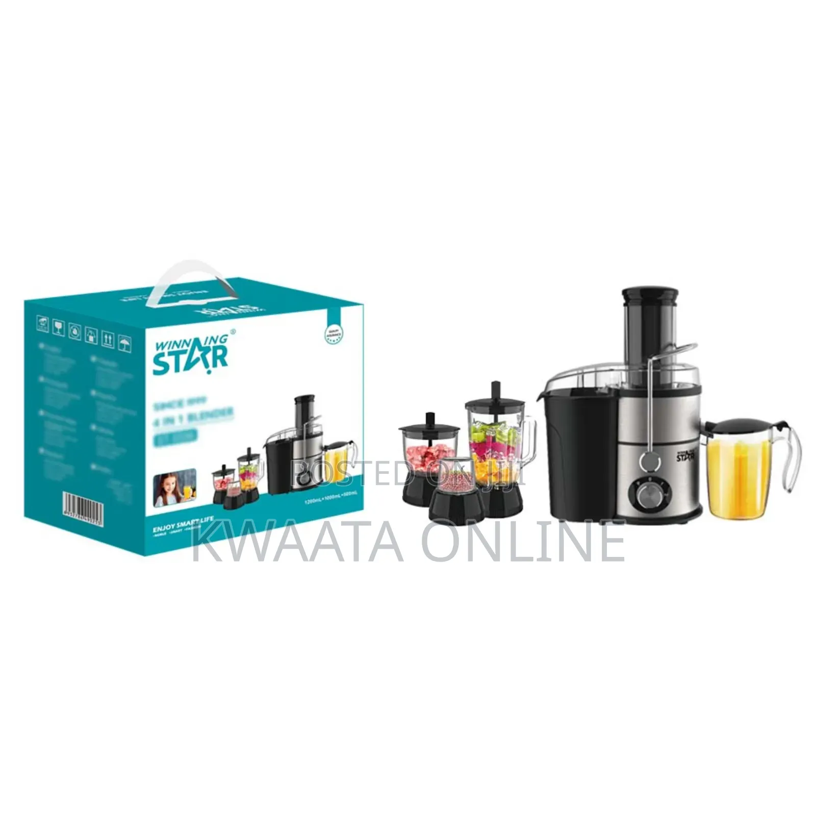 4 in 1 Winning Star St-5556 Multifunctional Blender Juicer