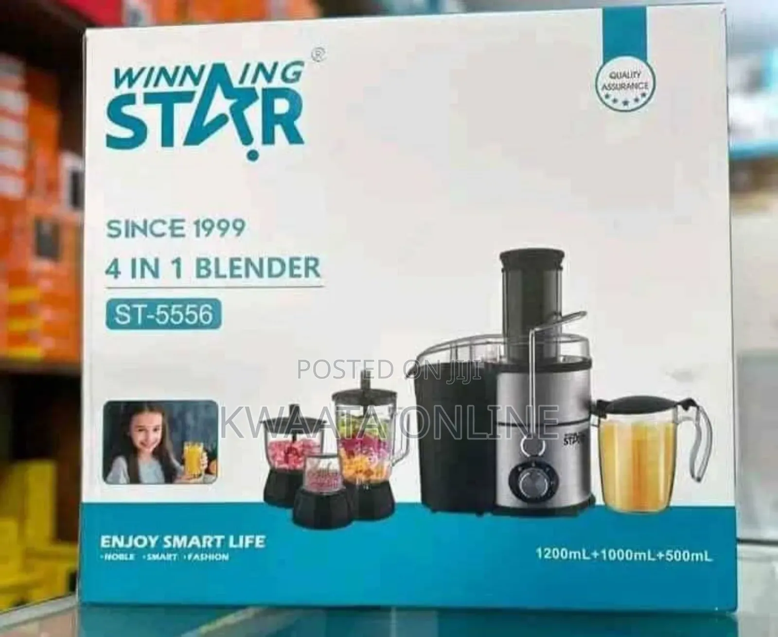 4 in 1 Winning Star St-5556 Multifunctional Blender Juicer