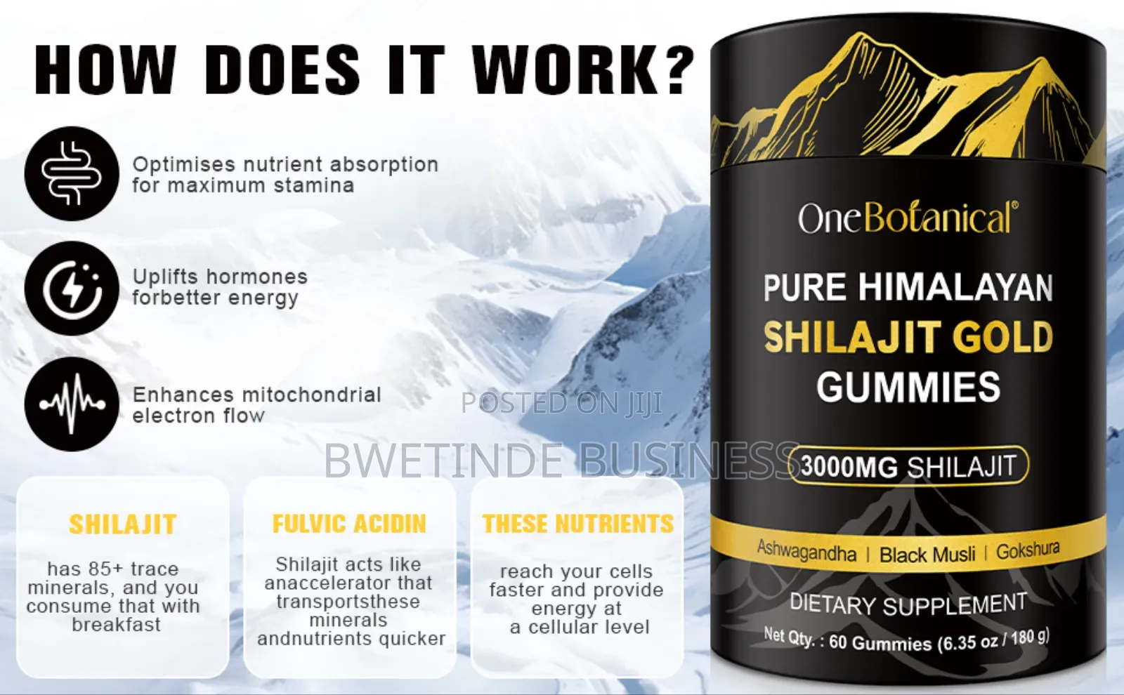 Shilajit Gummies, Pure Shilajit Himalayan