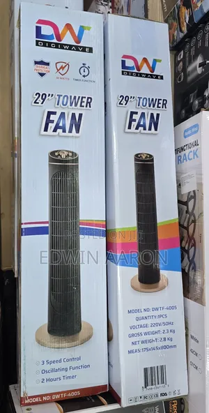 Dw Tower Fan - Black