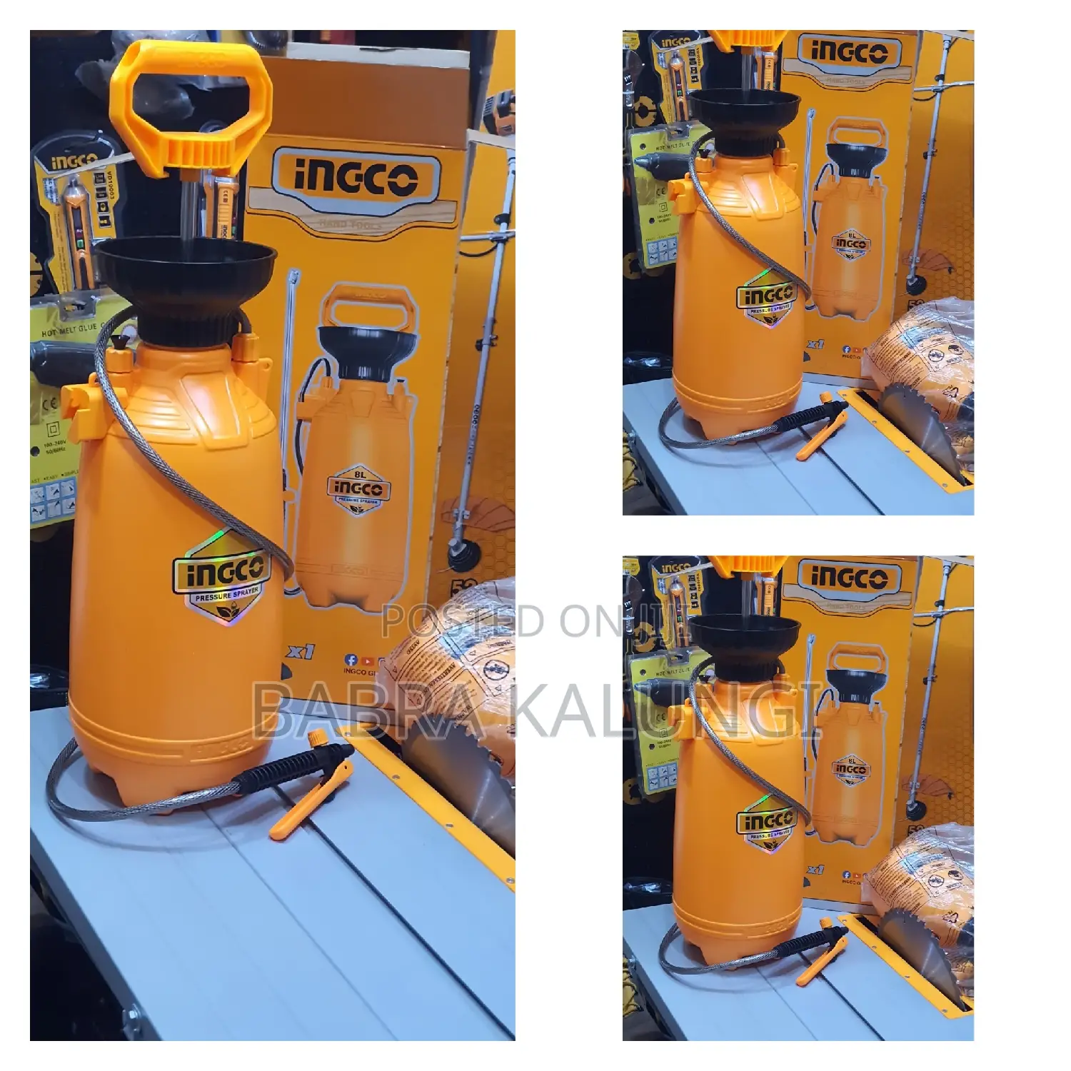 Ingco Pressure Pump Sprayer - 5l - Orange