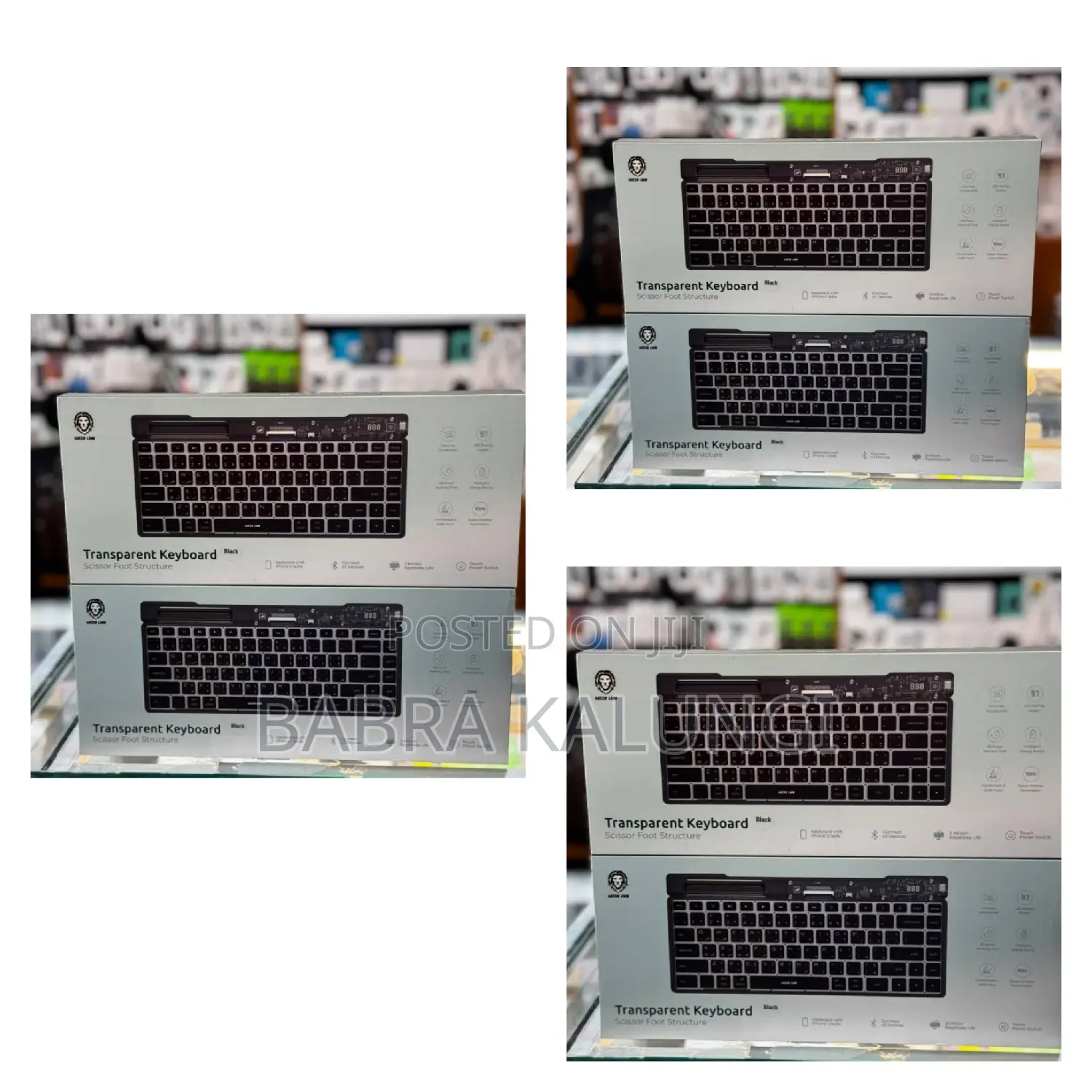 Green Lion Transparent Keyboards