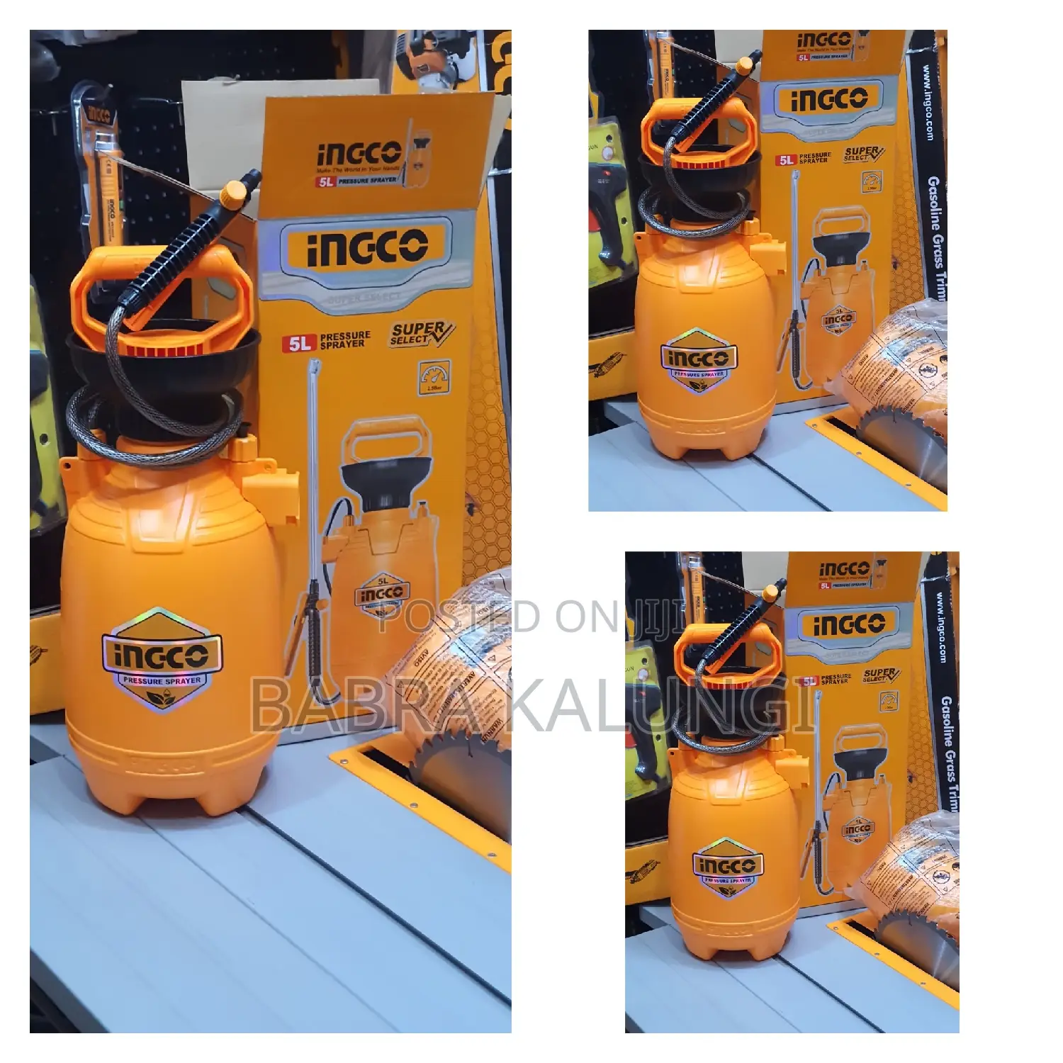 Orange Ingco Pressure Spray