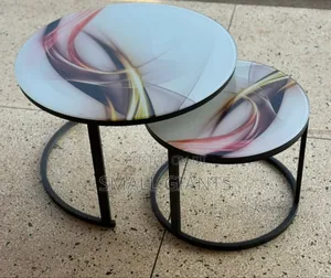 High-Quality Round Marbles Coffee Set