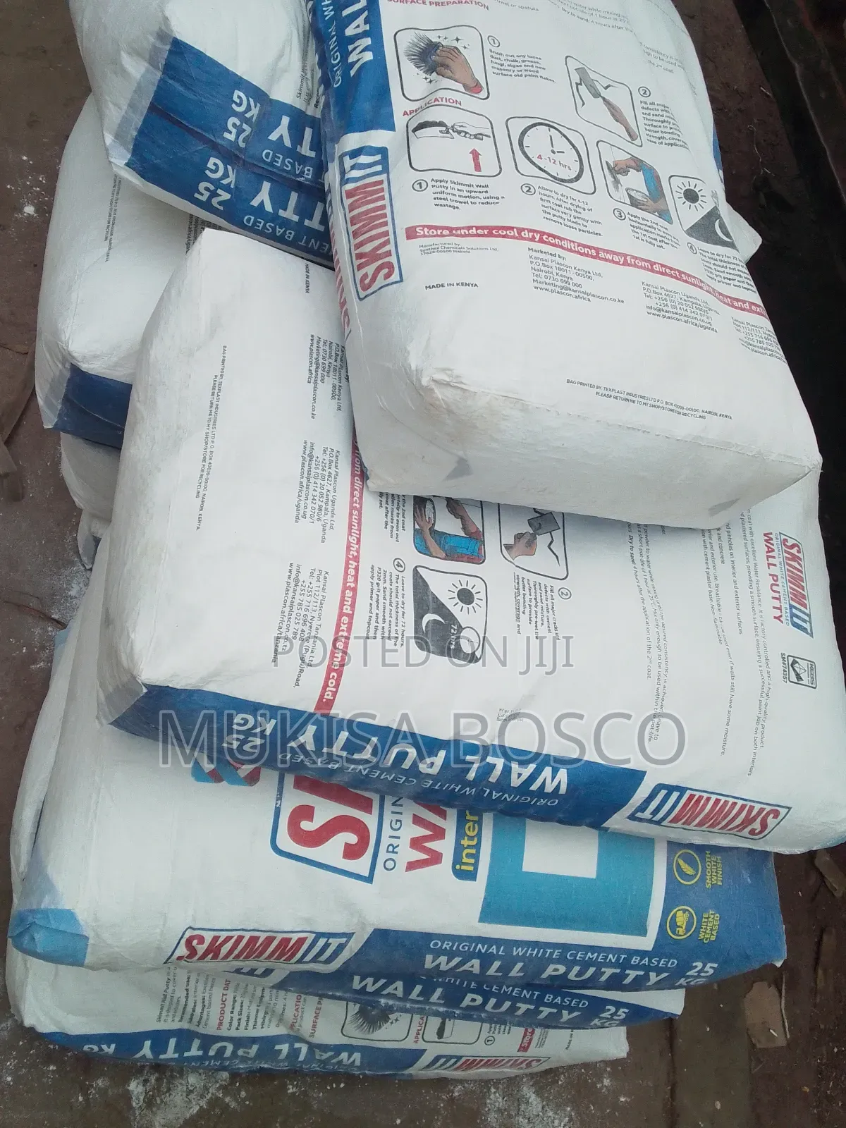 White Cement and Ordinary Cement.