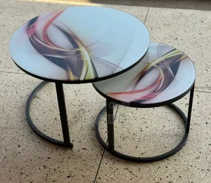 High-Quality Round Marble Coffee Set