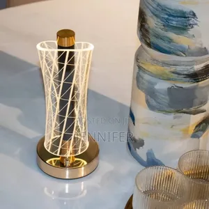 Nordic Simple Minimalist Rechargeable Golden Lamp