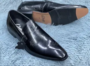 Men’S Black Clarks Formal/Gentle Office Shoes