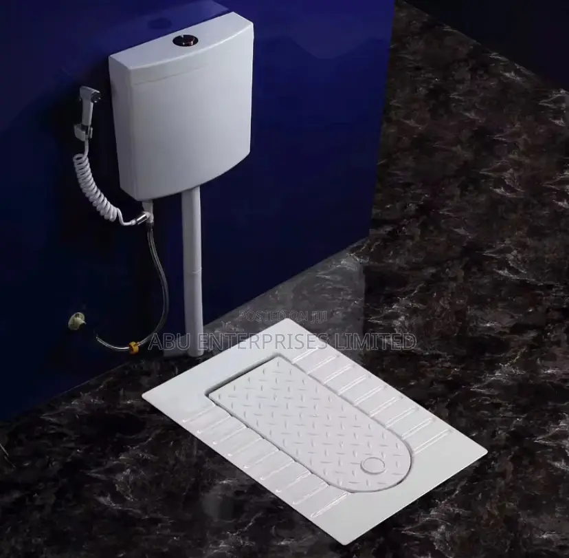 Ceramic Squatting Toilet With Cover