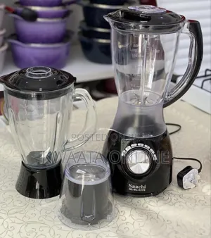 3 in 1 Saachi Nl-Bl 4376 Electric Blender-Black 1.5l