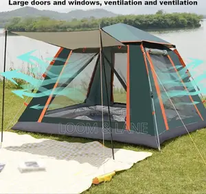 Outdoor Camping Tent for 6 People Color Vary