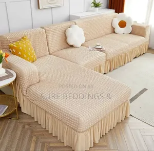 Stretchable L Shaped Chair Cover