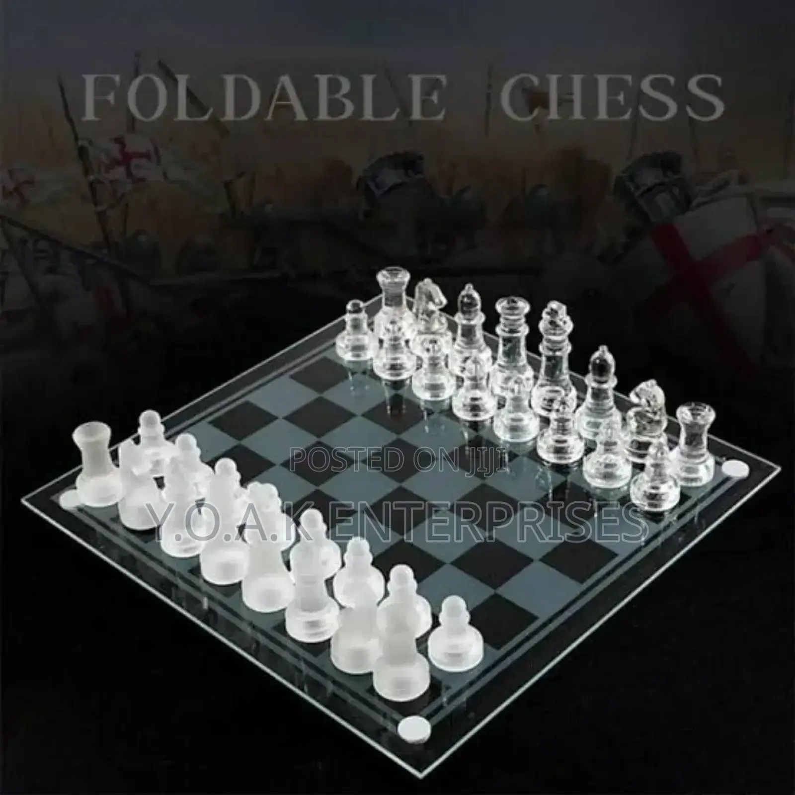 Glass Chess Board