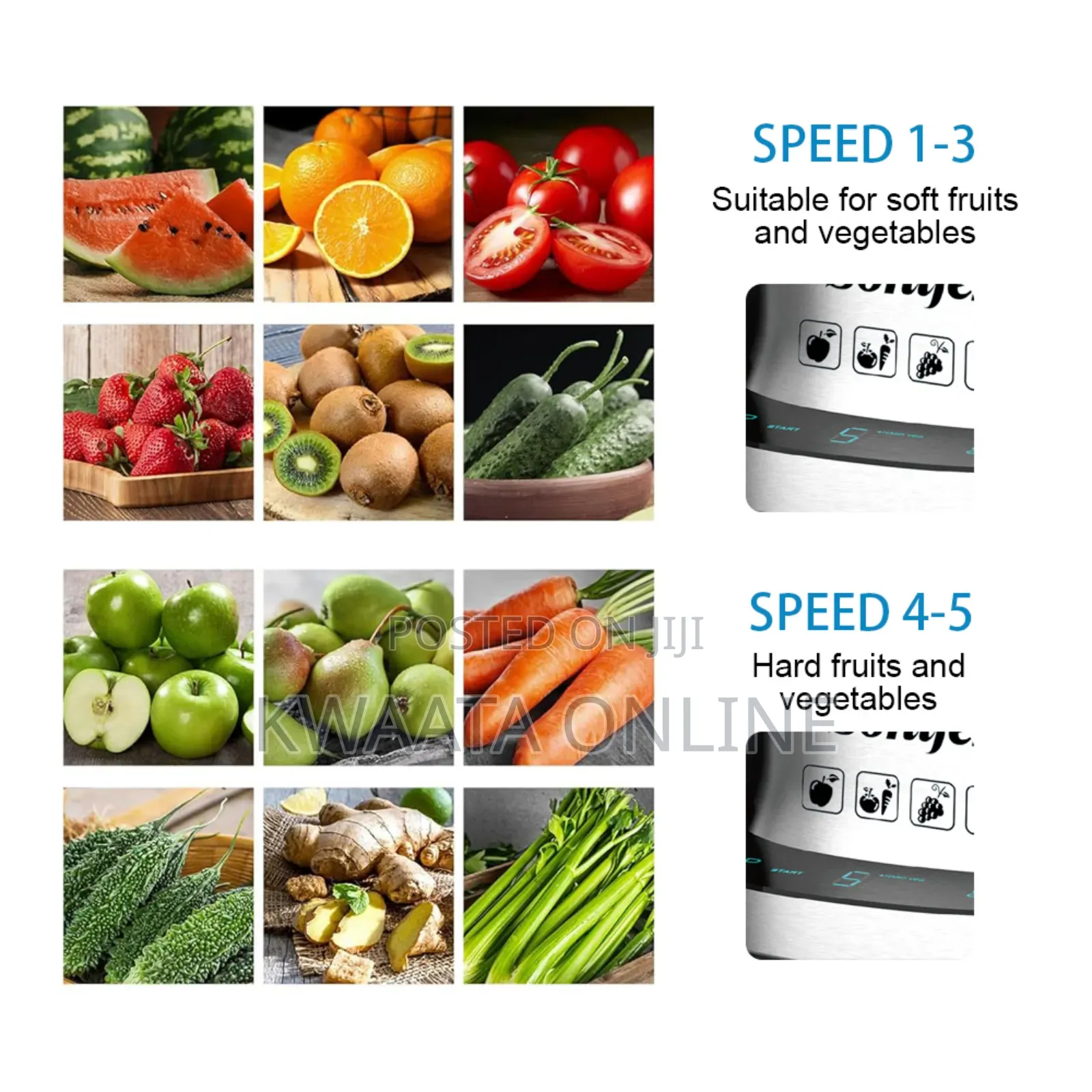 Sonifer Sf-5539 Multifunctional Digital Juicer Extractor