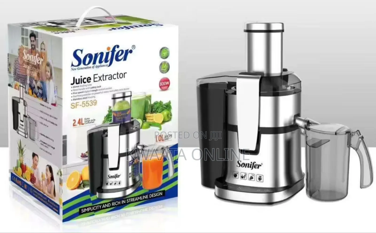 Sonifer Sf-5539 Multifunctional Digital Juicer Extractor