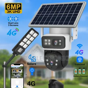 Solar 4g Security Camera + Solar Led Street Light Combo
