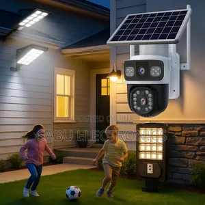 Solar 4g Security Camera + Solar Led Street Light Combo